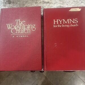 Lot Of 2 Hymns Worship Books The Worshiping Church And Hymns For The Living Chur